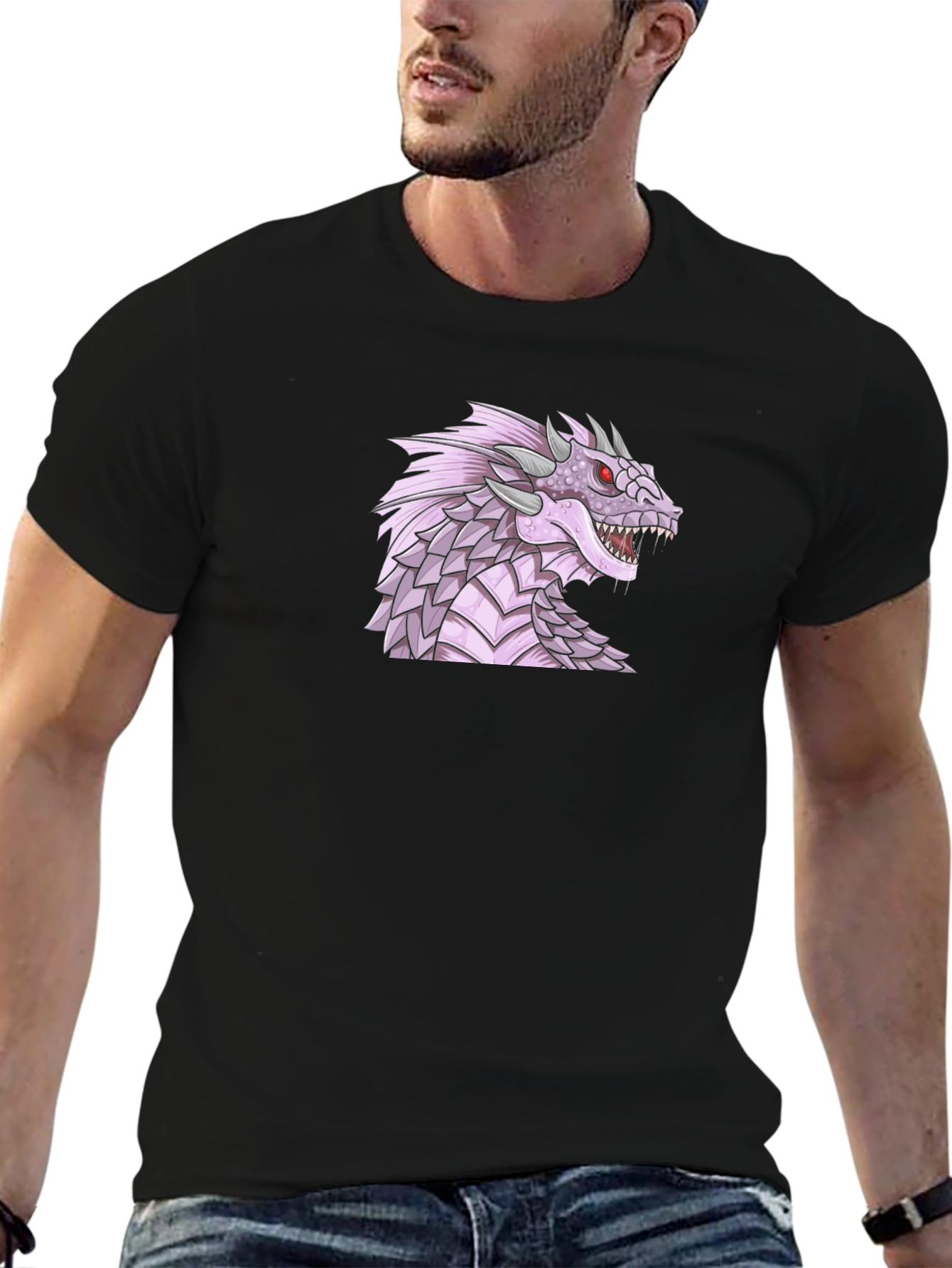 Dragon Graphic T-Shirt - Fierce Fantasy Tee