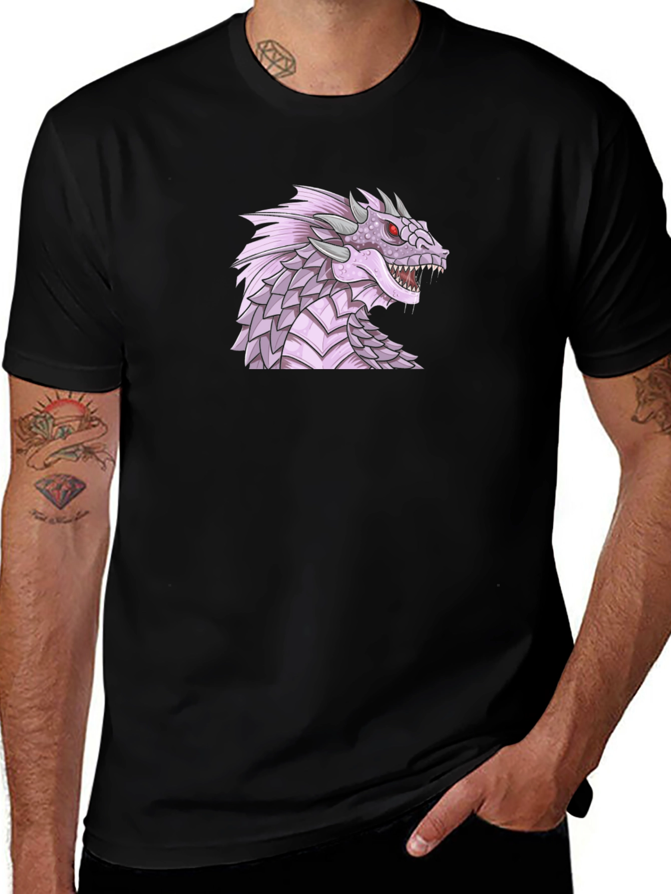 Dragon Graphic T-Shirt - Fierce Fantasy Tee