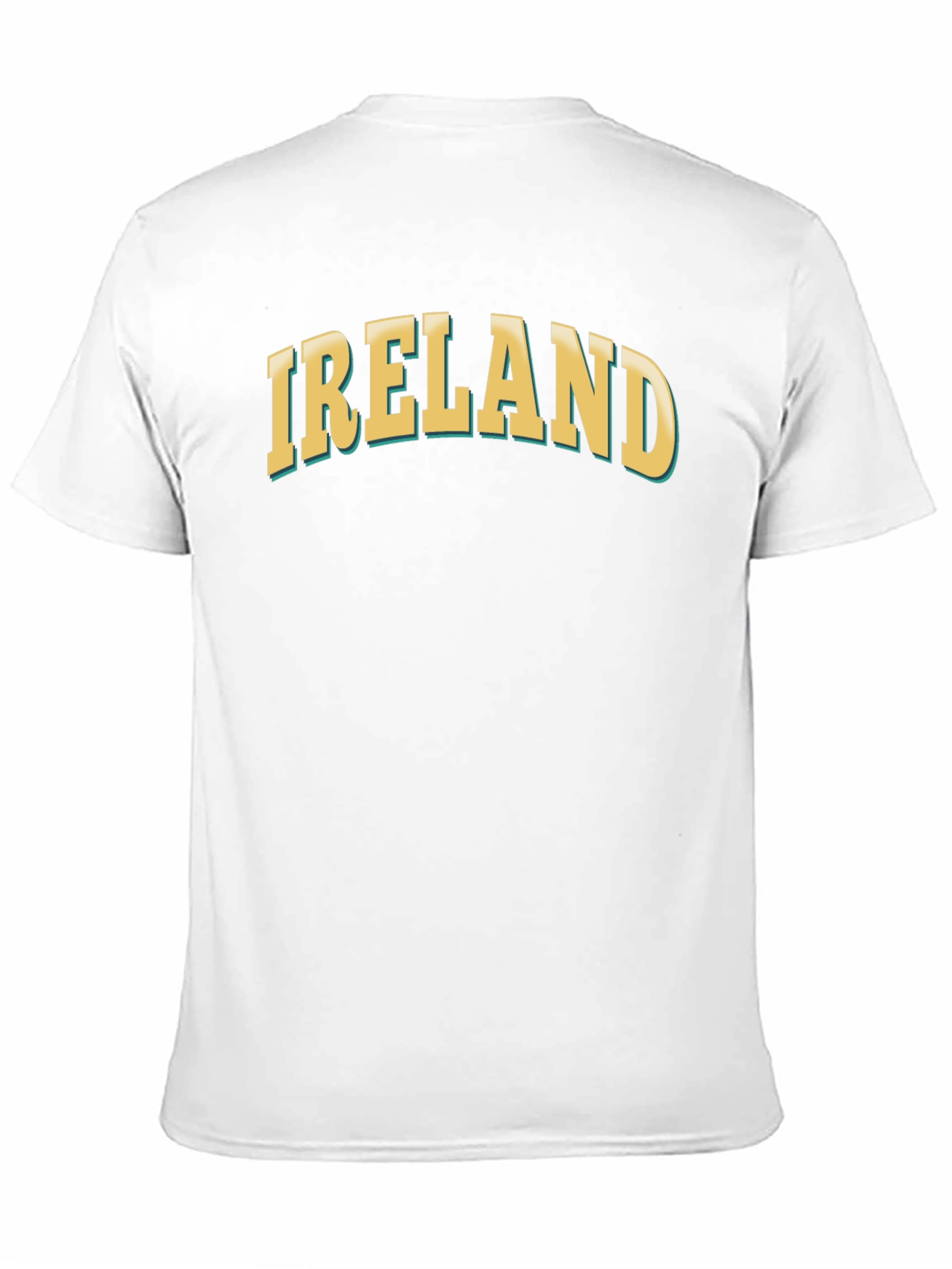 Ireland Graphic Tee - Black Cotton T-Shirt