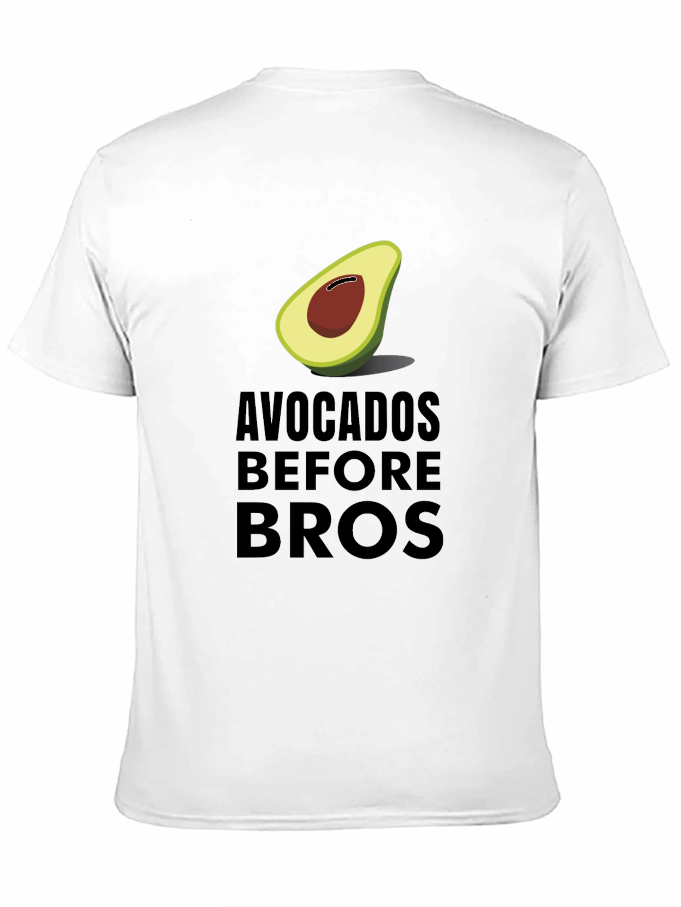 Avocados Before Bros Funny Graphic Tee