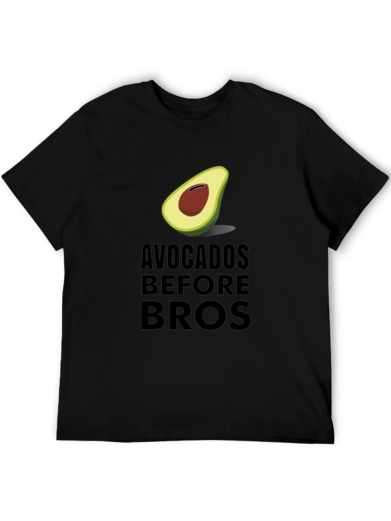 Avocados Before Bros Funny Graphic Tee