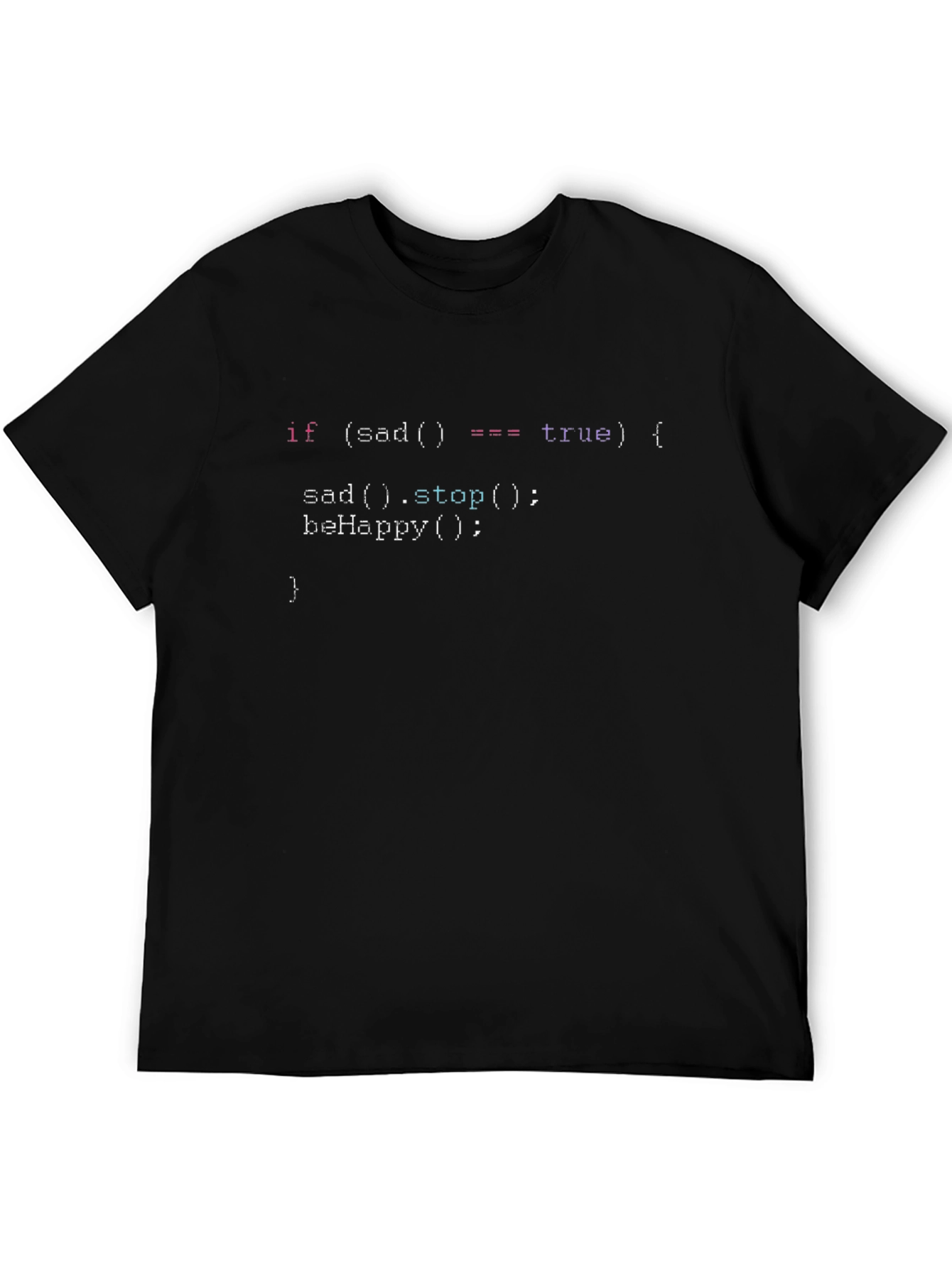 Programmer Humor T-Shirt: Sad() Code