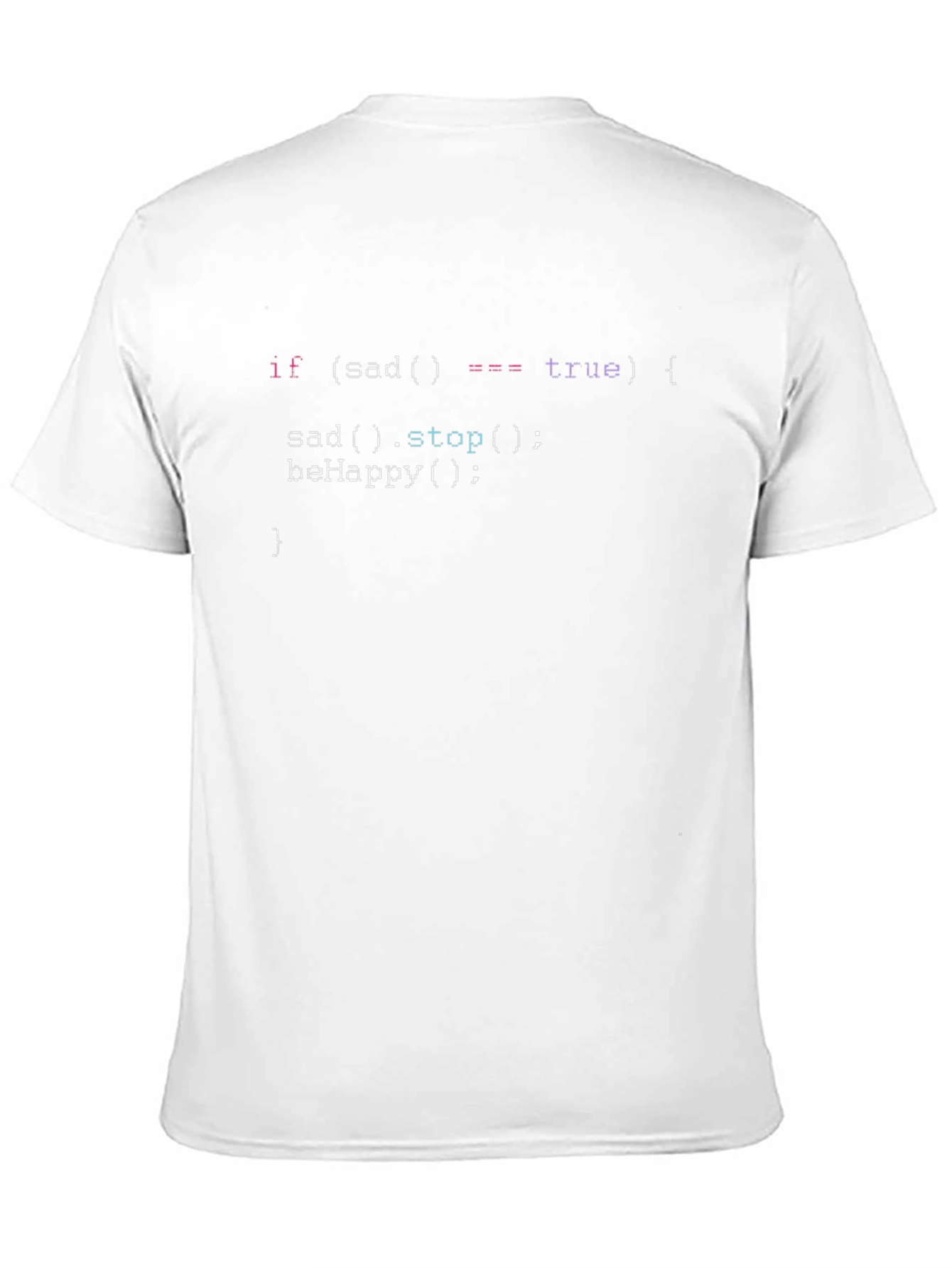 Programmer Humor T-Shirt: Sad() Code
