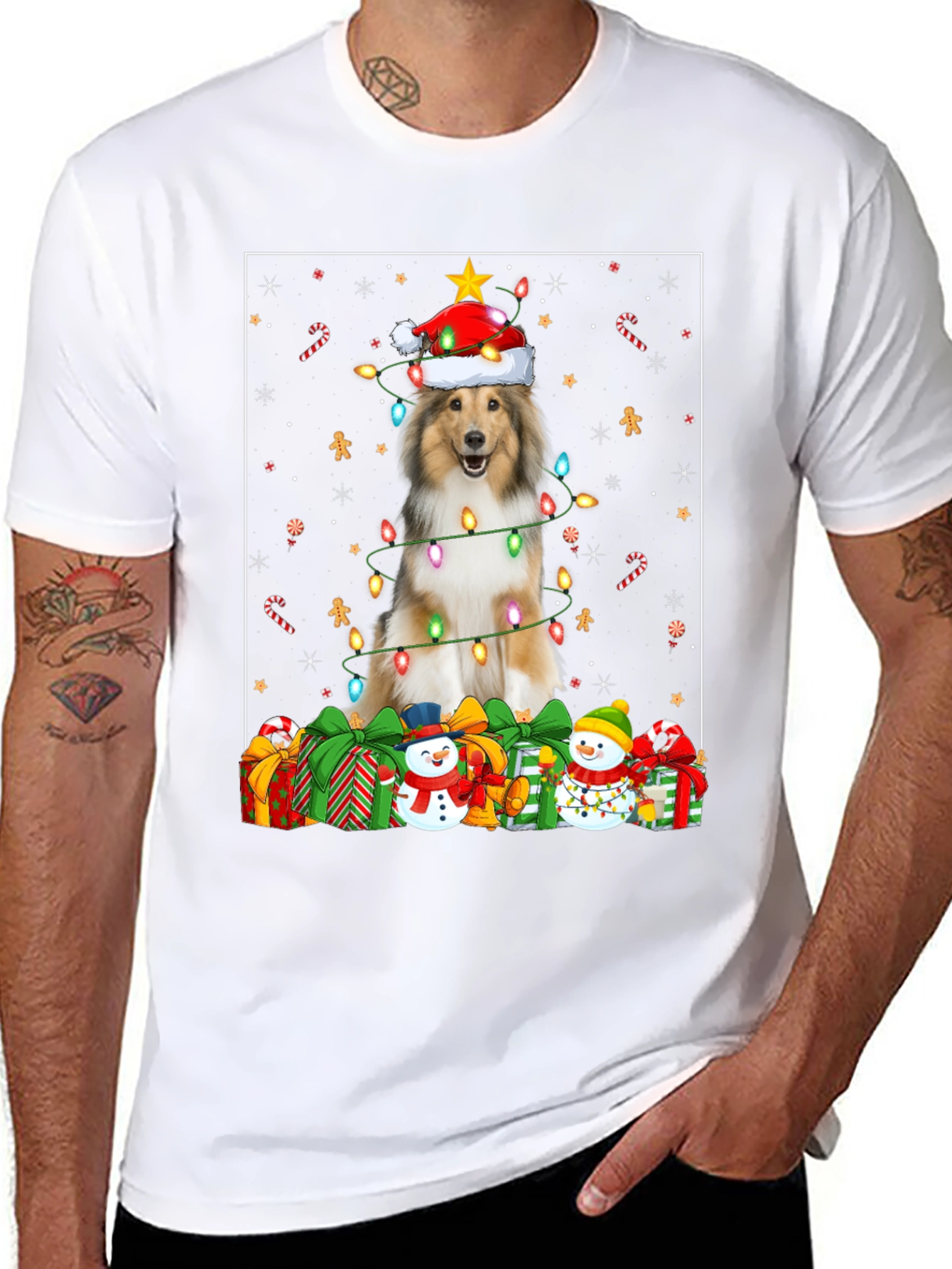 Dog Christmas Tree T-Shirt - Holiday Cheer!