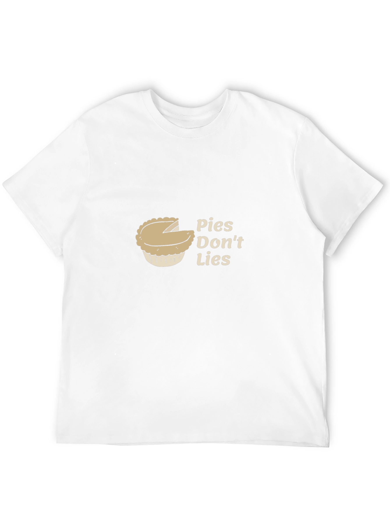 Pies Dont Lies Graphic T-Shirt - Black Cotton Tee