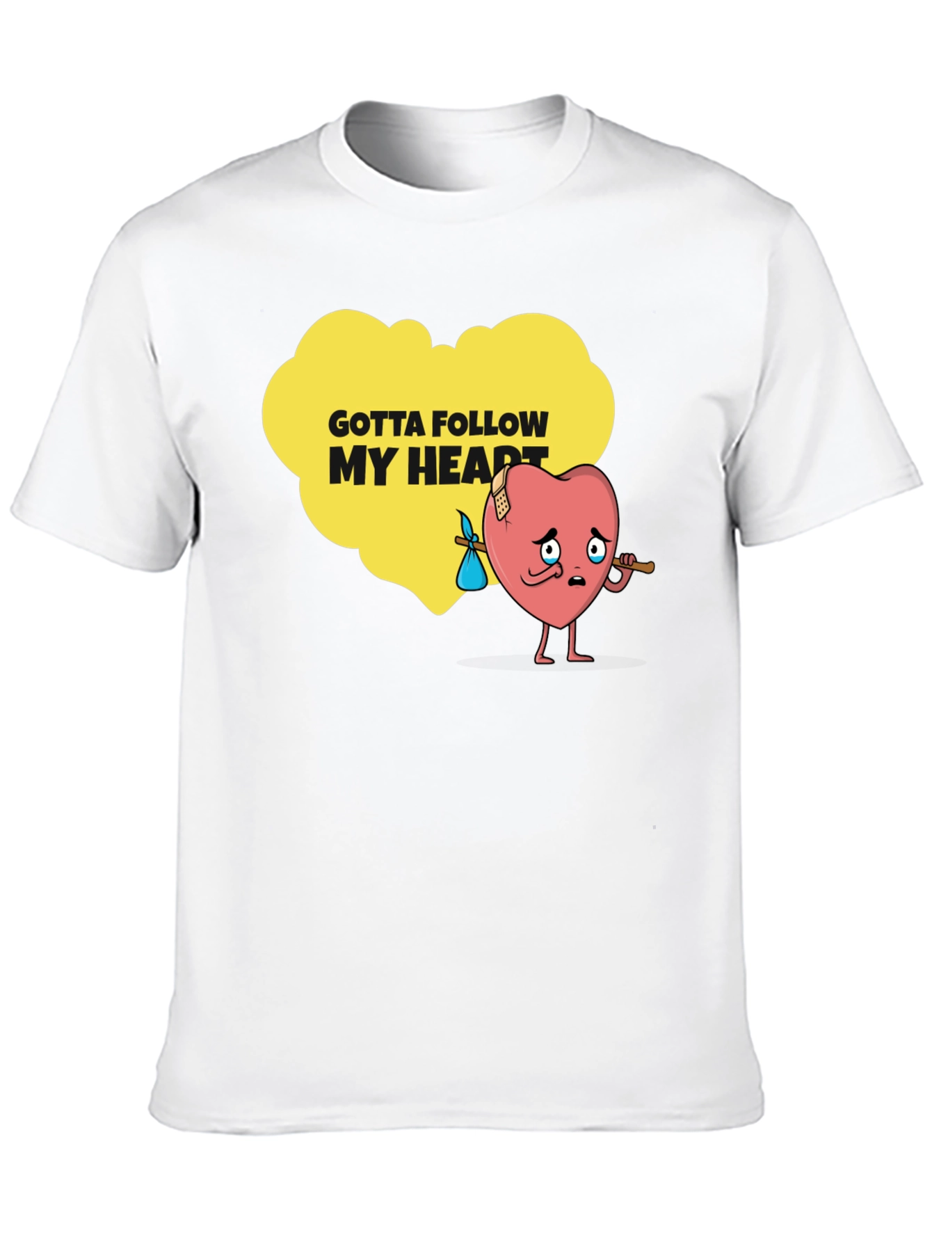Gotta Follow My Heart Graphic Tee - Unique Design
