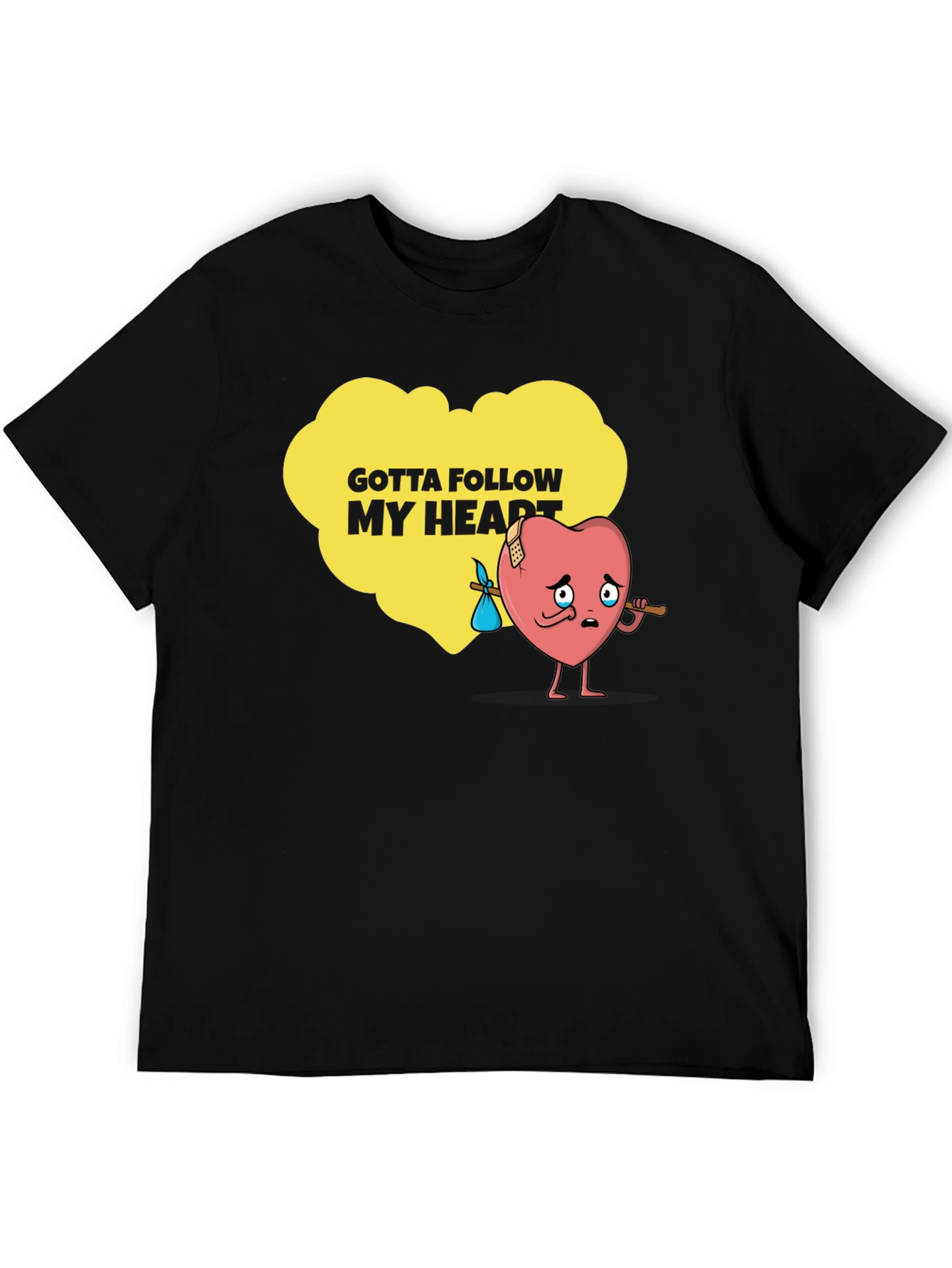 Gotta Follow My Heart Graphic Tee - Unique Design