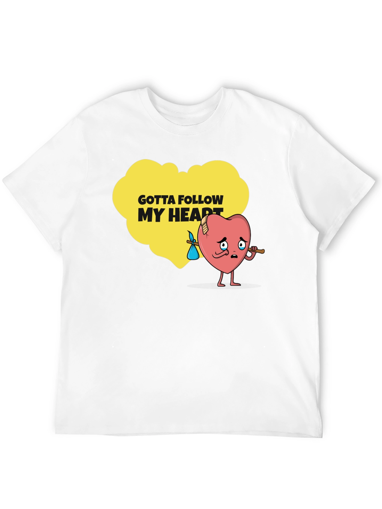 Gotta Follow My Heart Graphic Tee - Unique Design