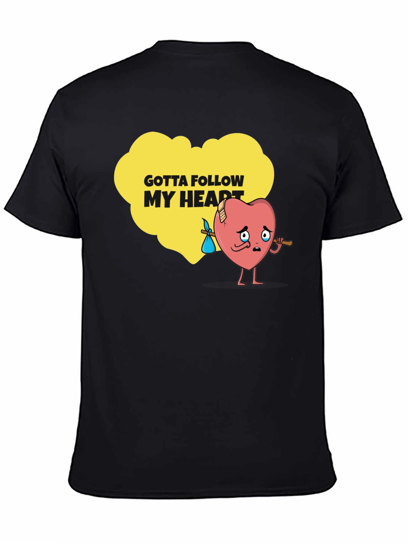 Gotta Follow My Heart Graphic Tee - Unique Design