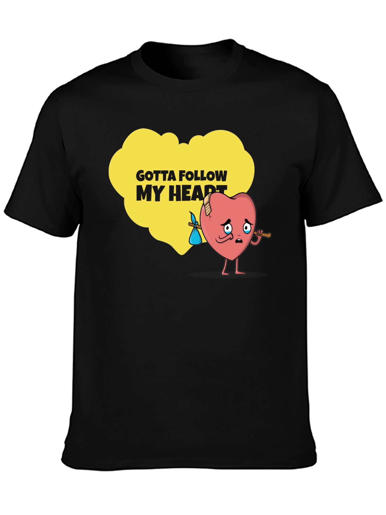 Gotta Follow My Heart Graphic Tee - Unique Design
