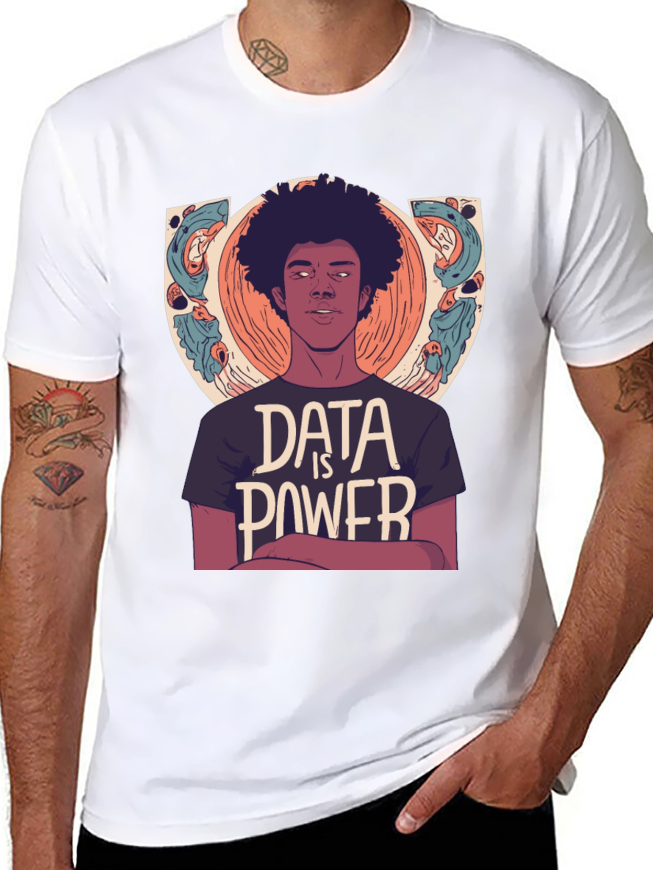 Data is Power Graphic T-Shirt