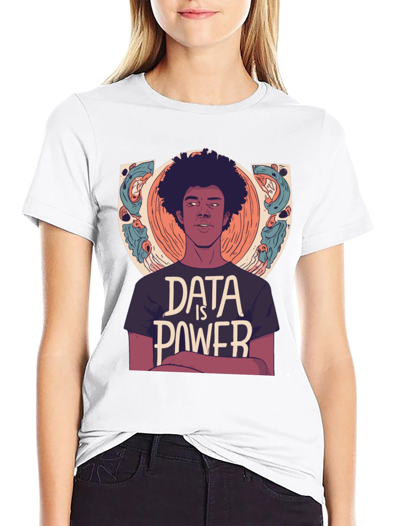 Data is Power Graphic T-Shirt