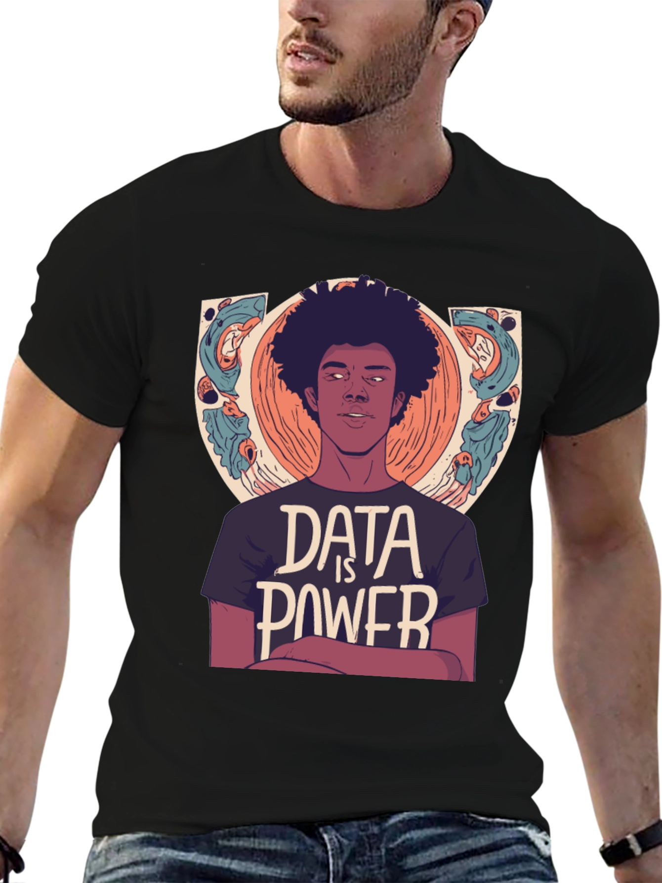 Data is Power Graphic T-Shirt
