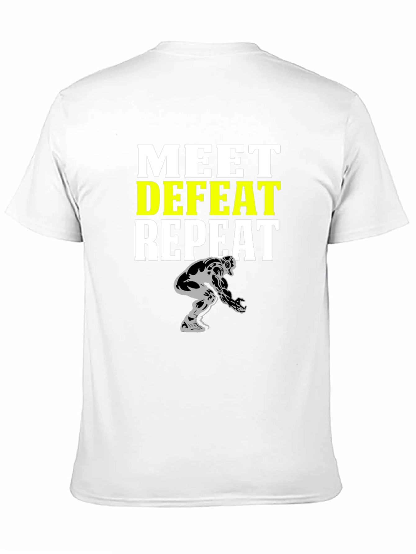 Meet Defeat Repeat Graphic T-Shirt