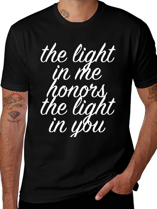 The Light In Me Honors The Light In You T-Shirt