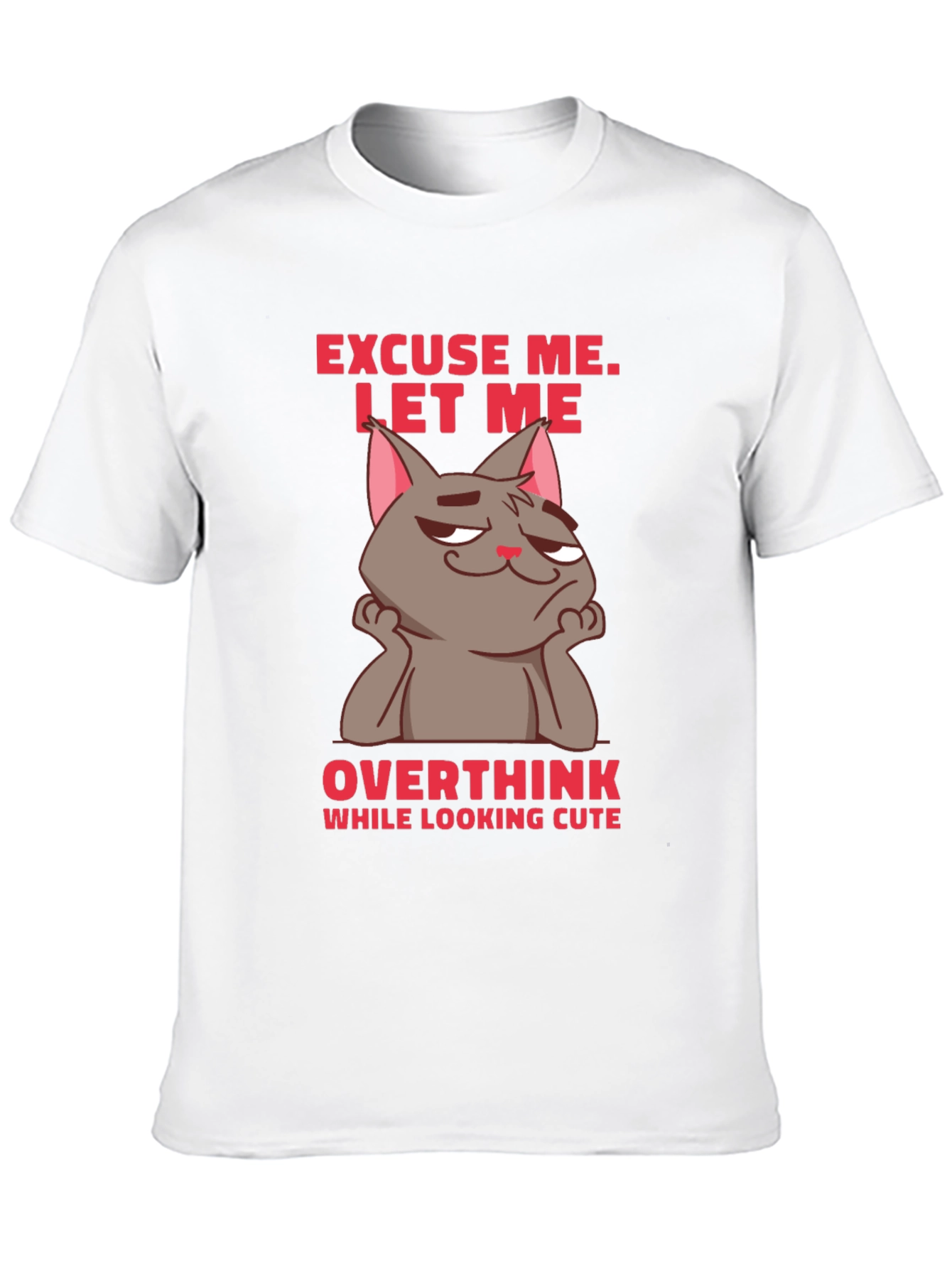 Excuse Me Cat Graphic T-Shirt