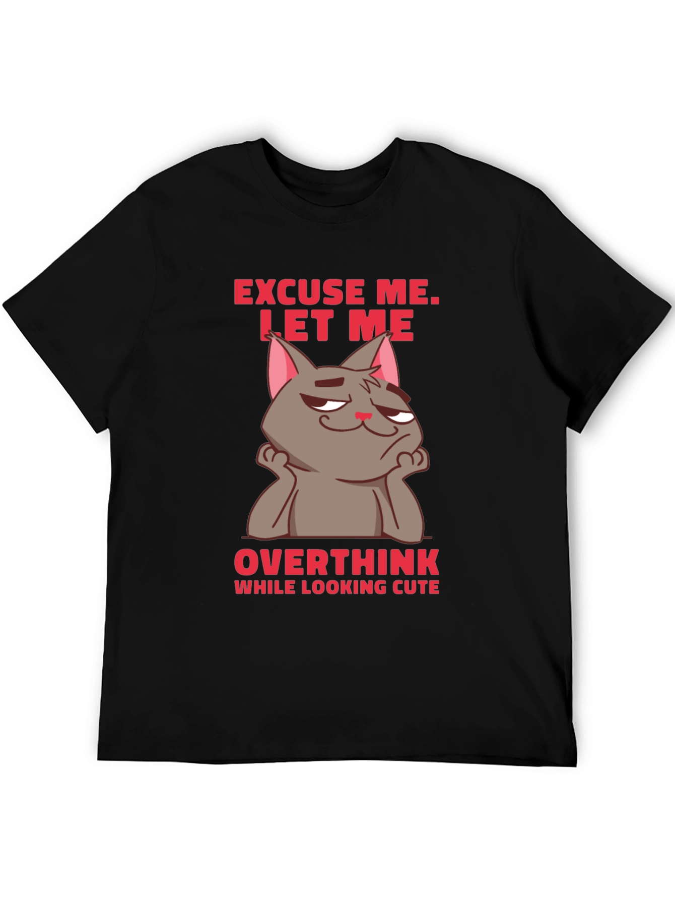 Excuse Me Cat Graphic T-Shirt