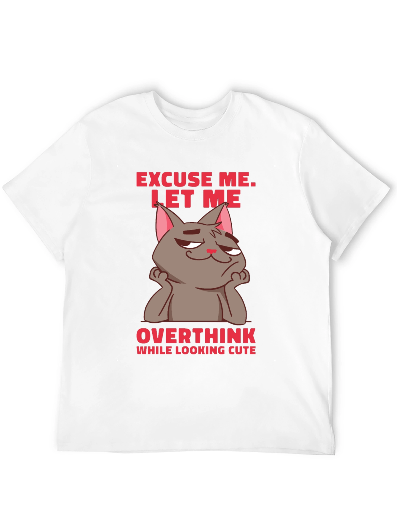 Excuse Me Cat Graphic T-Shirt