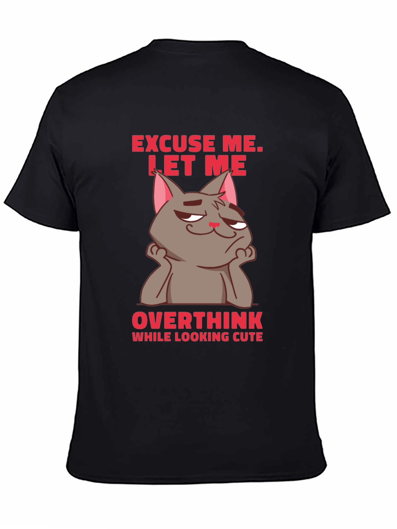 Excuse Me Cat Graphic T-Shirt