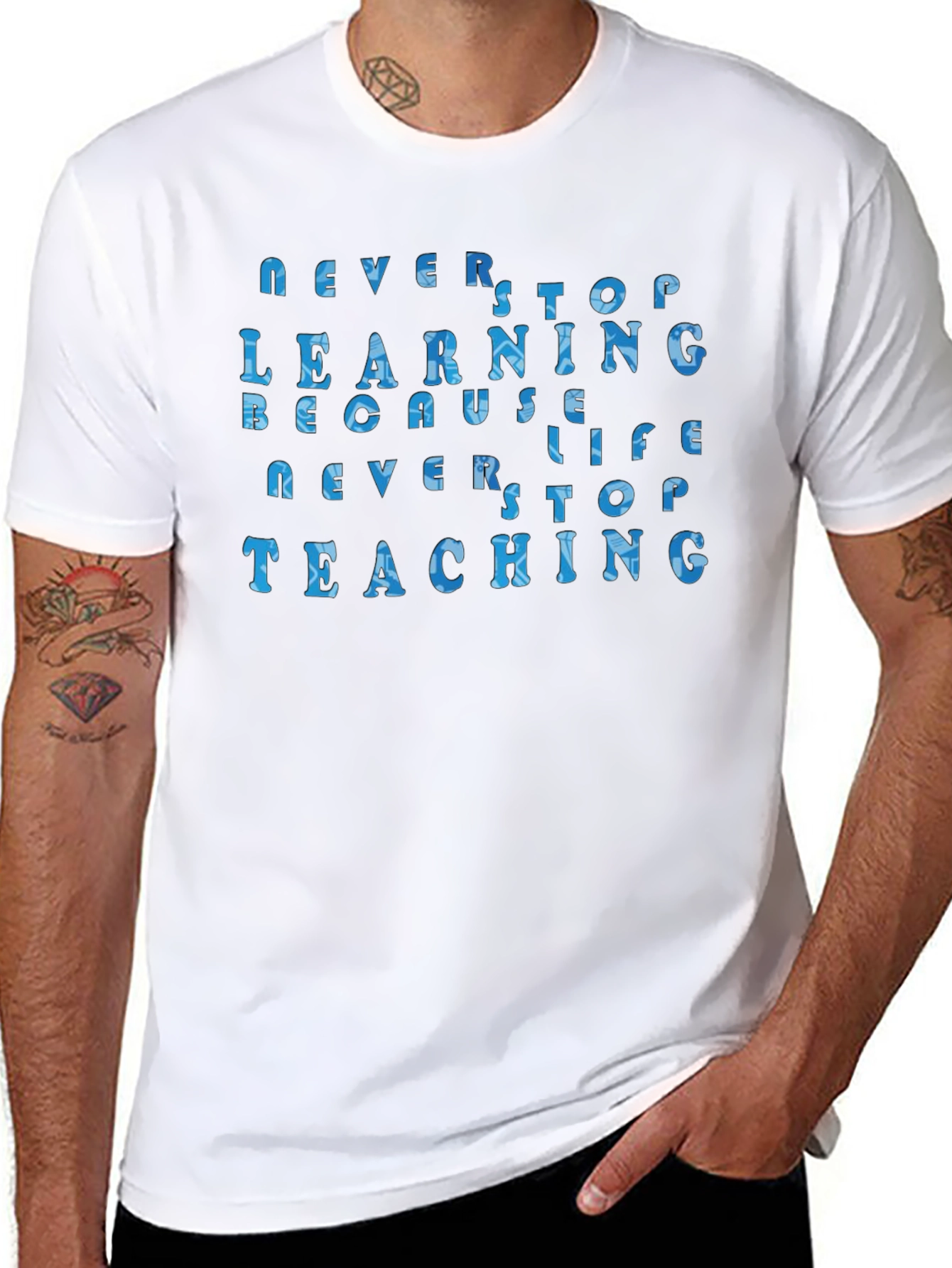 Never Stop Learning Unisex T-Shirt