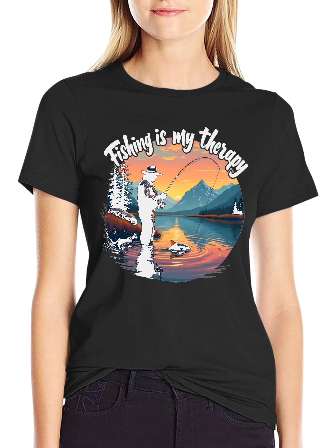 Fishing is My Therapy T-Shirt