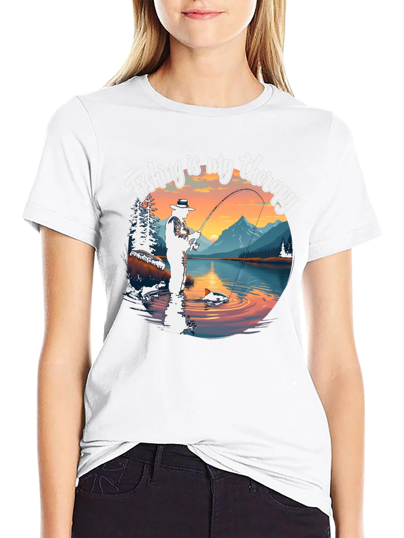 Fishing is My Therapy T-Shirt