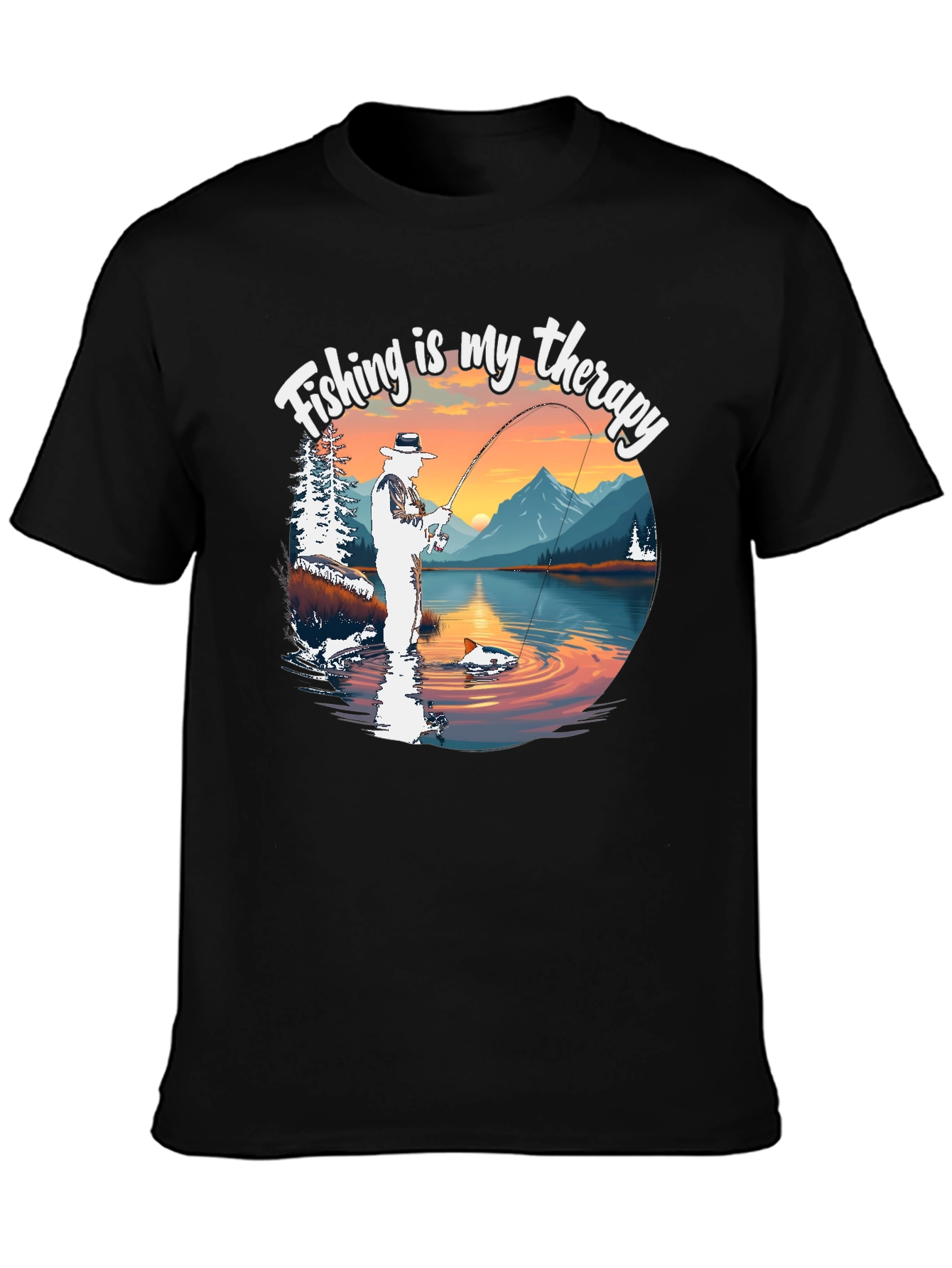 Fishing is My Therapy T-Shirt
