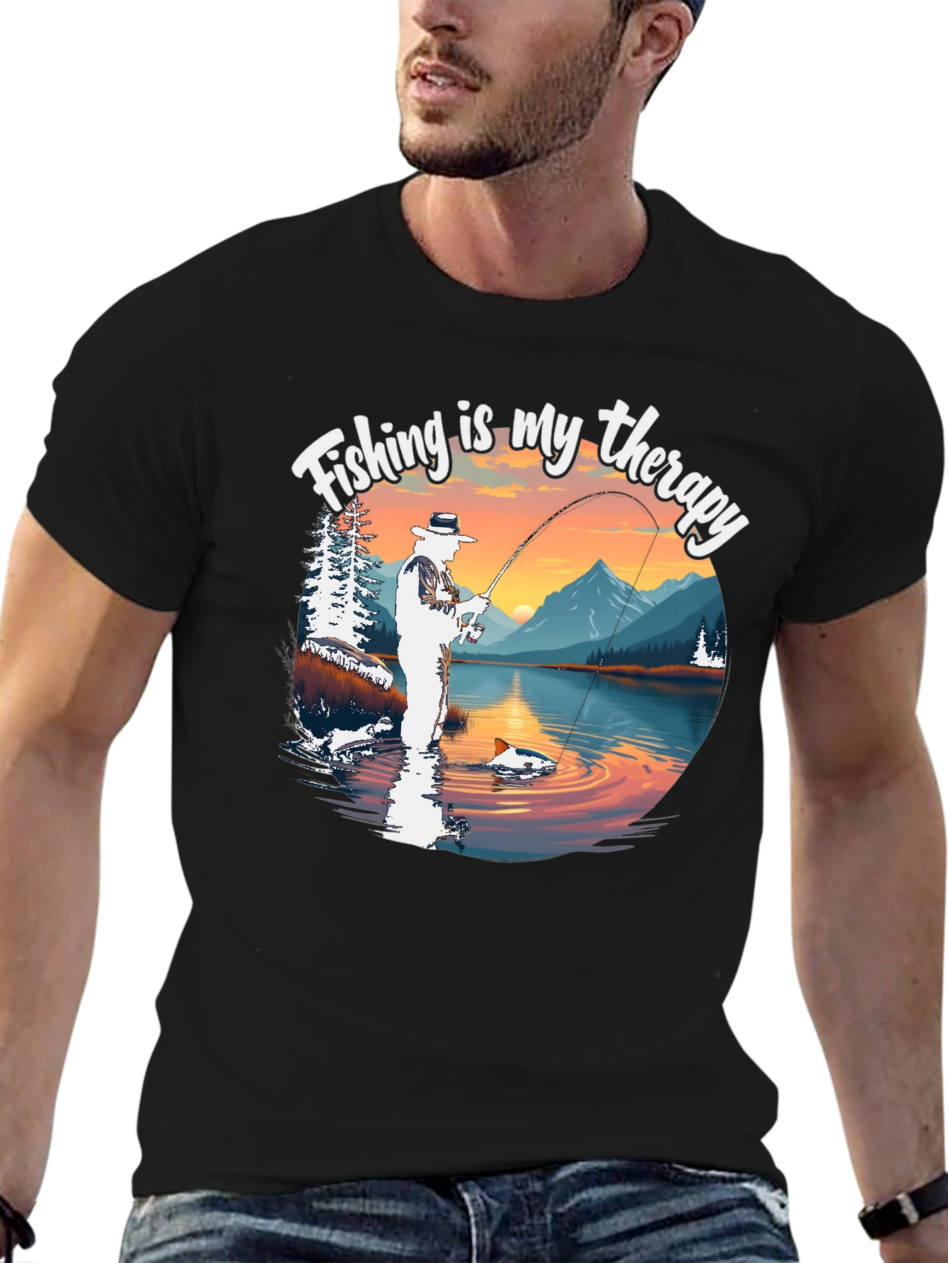 Fishing is My Therapy T-Shirt