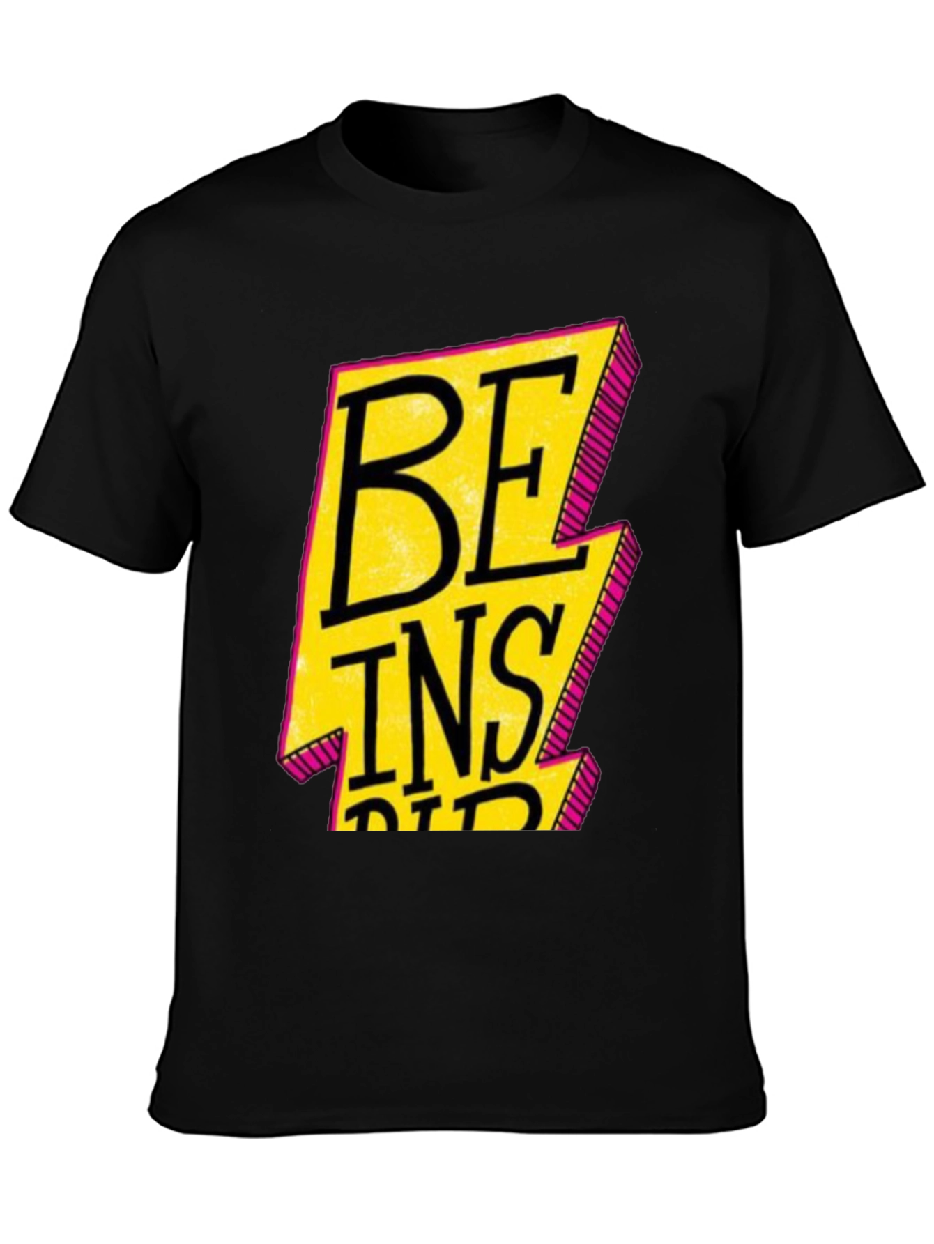 Be Inspired Black Graphic Tee