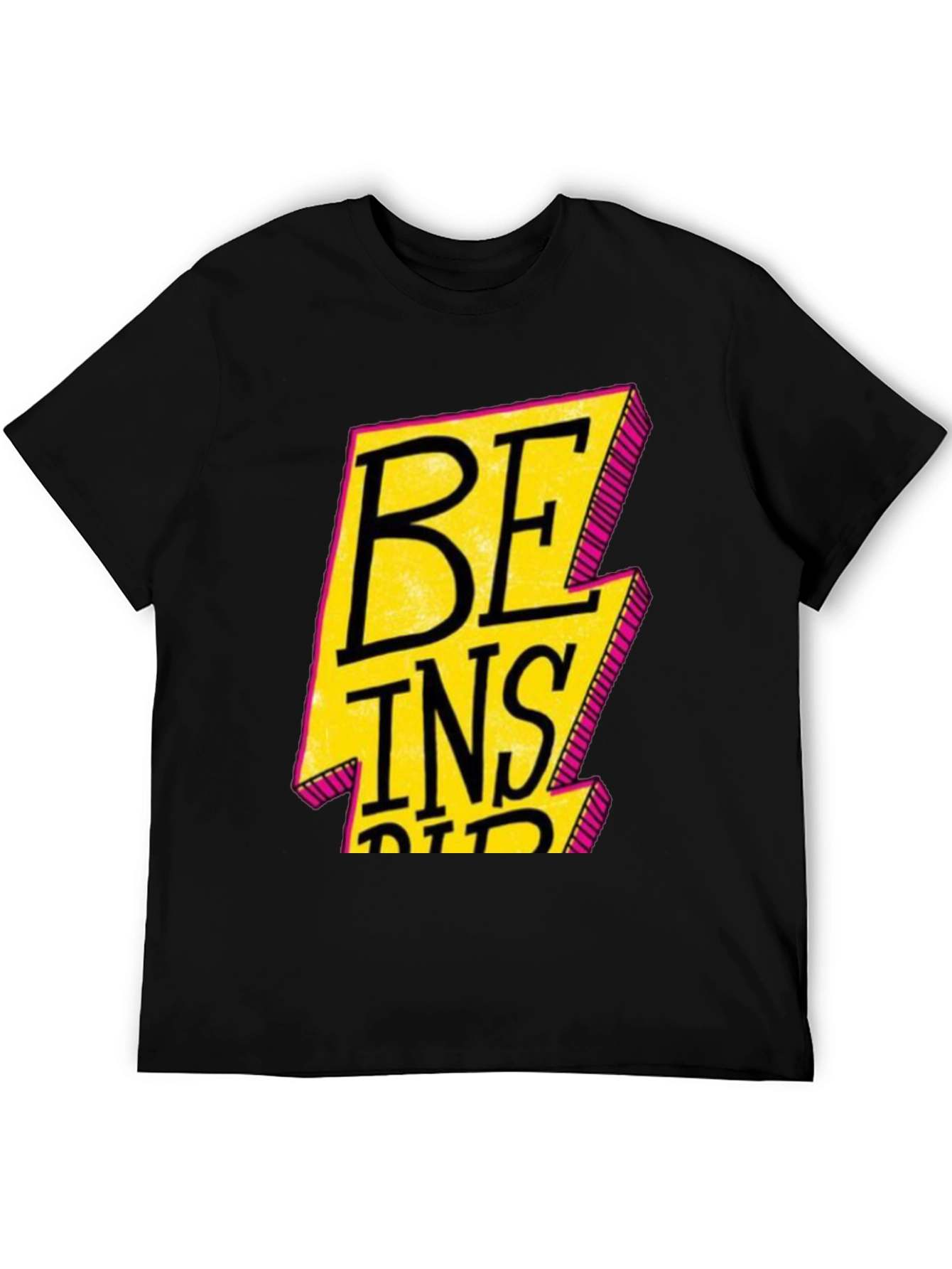 Be Inspired Black Graphic Tee