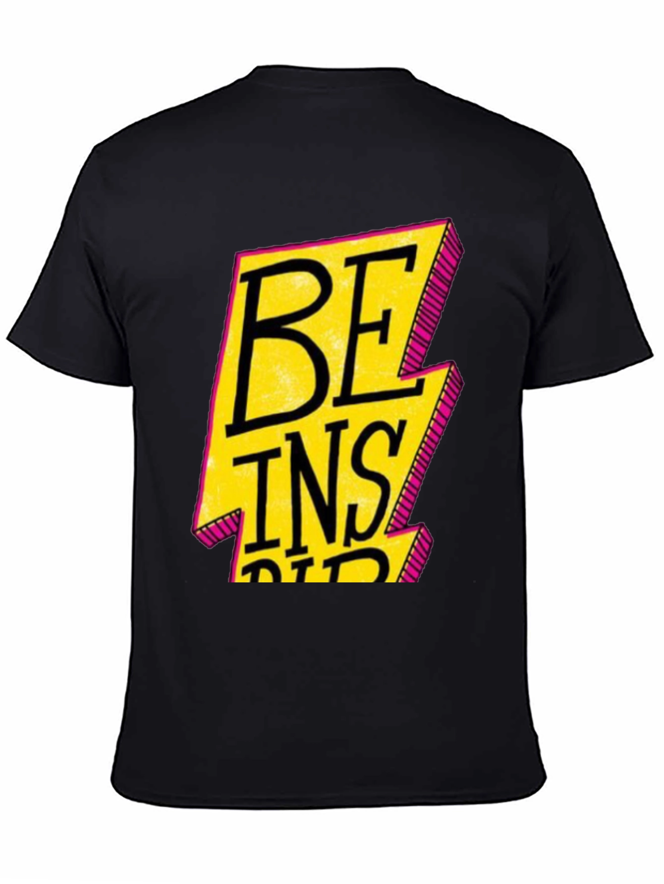 Be Inspired Black Graphic Tee