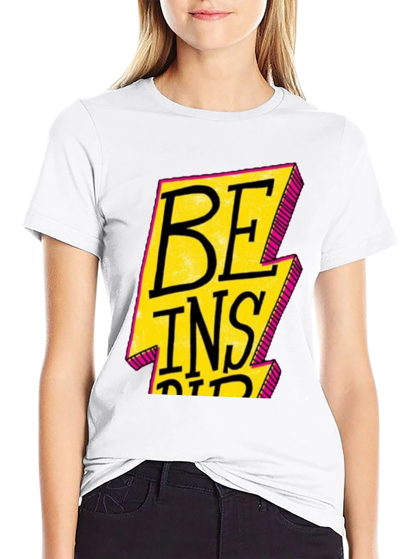 Be Inspired Black Graphic Tee