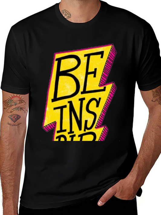 Be Inspired Black Graphic Tee