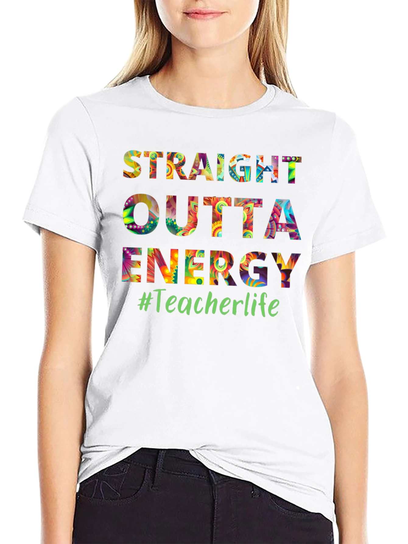 Straight Outta Energy Teacher Life T-Shirt
