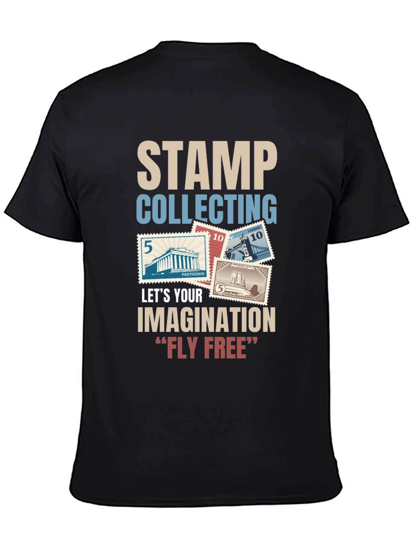 Stamp Collecting Imagination T-Shirt