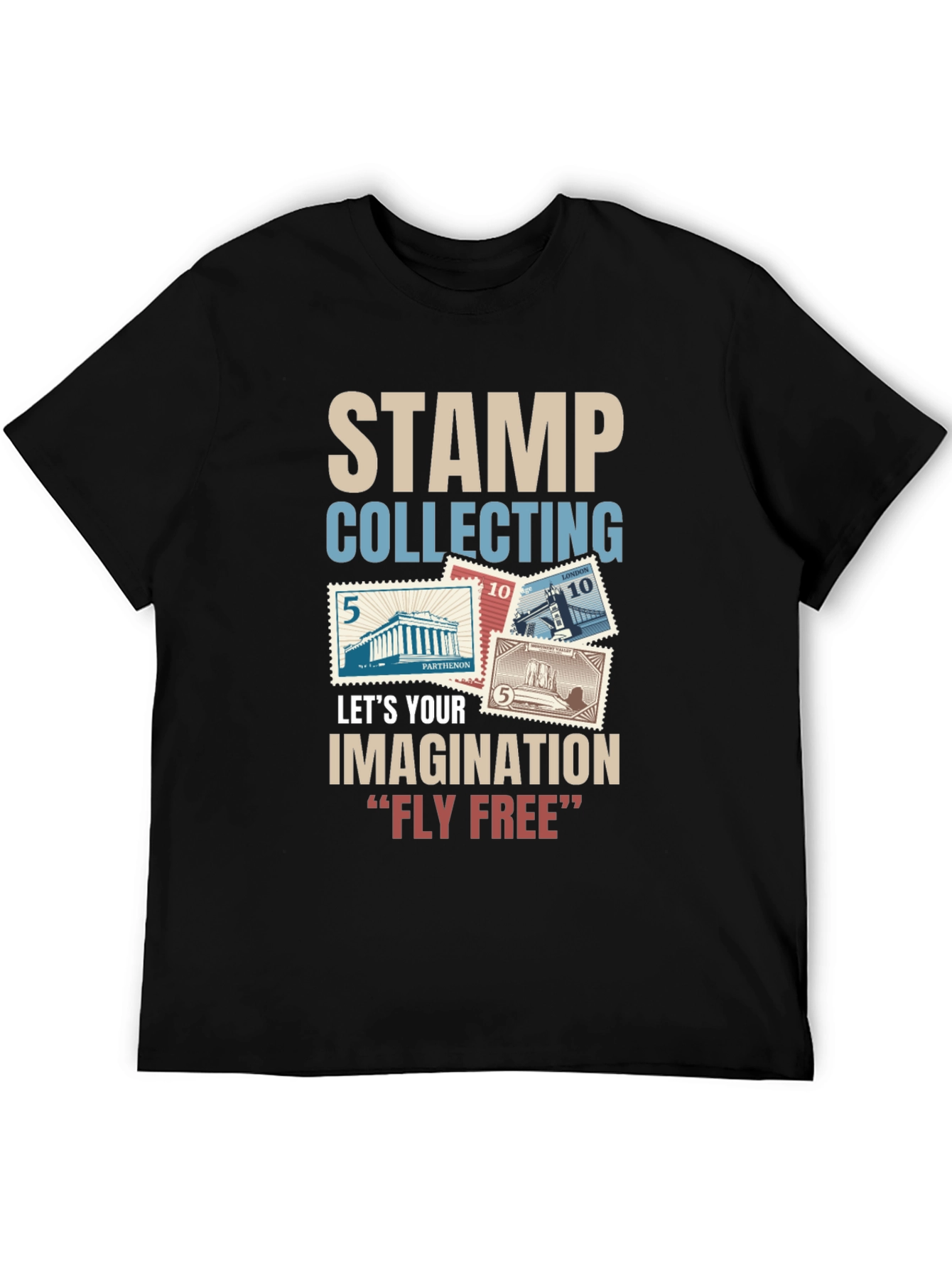 Stamp Collecting Imagination T-Shirt