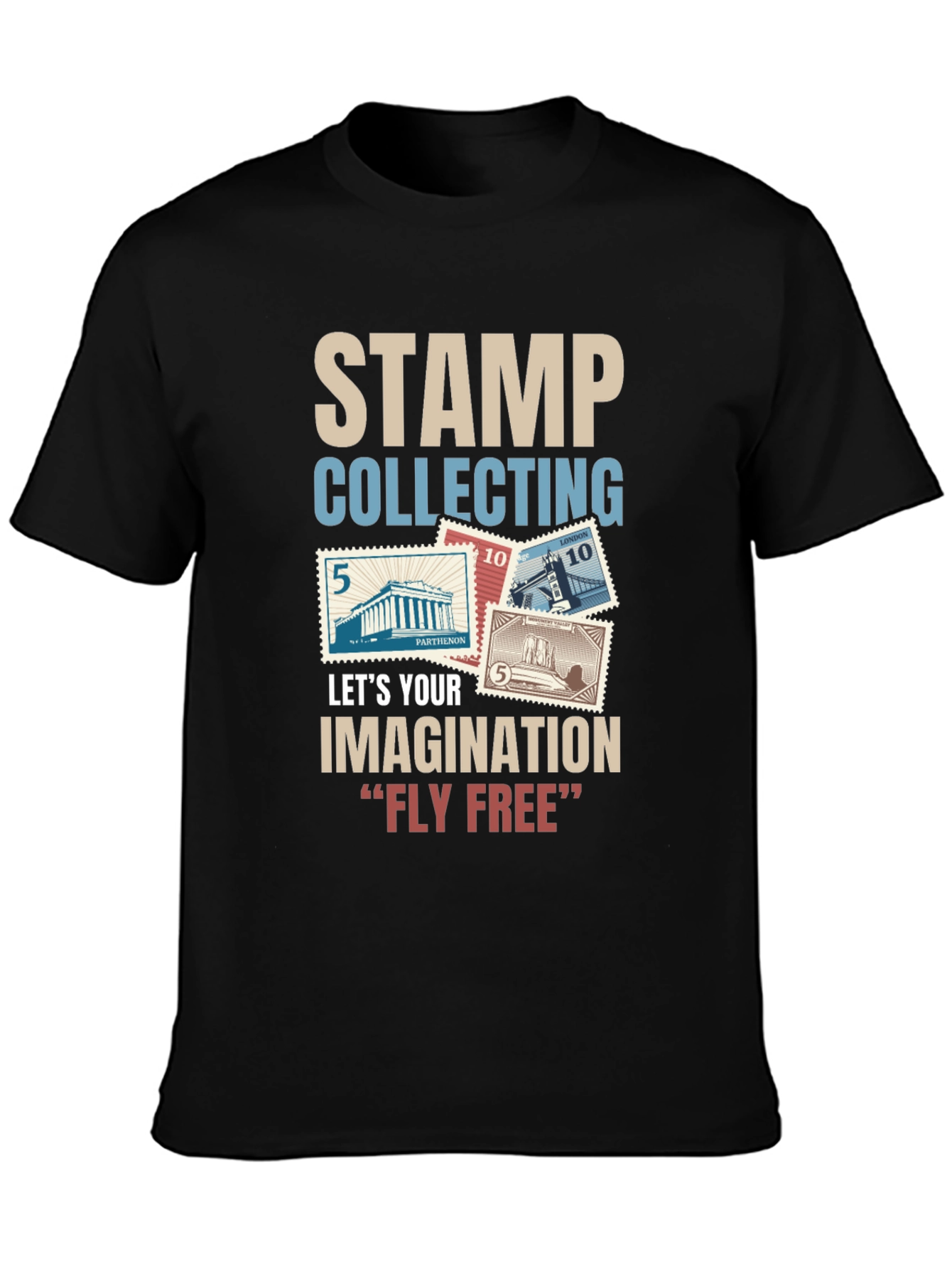Stamp Collecting Imagination T-Shirt