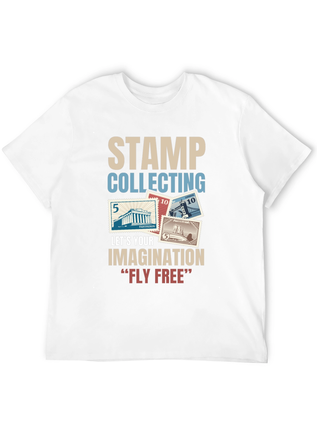 Stamp Collecting Imagination T-Shirt