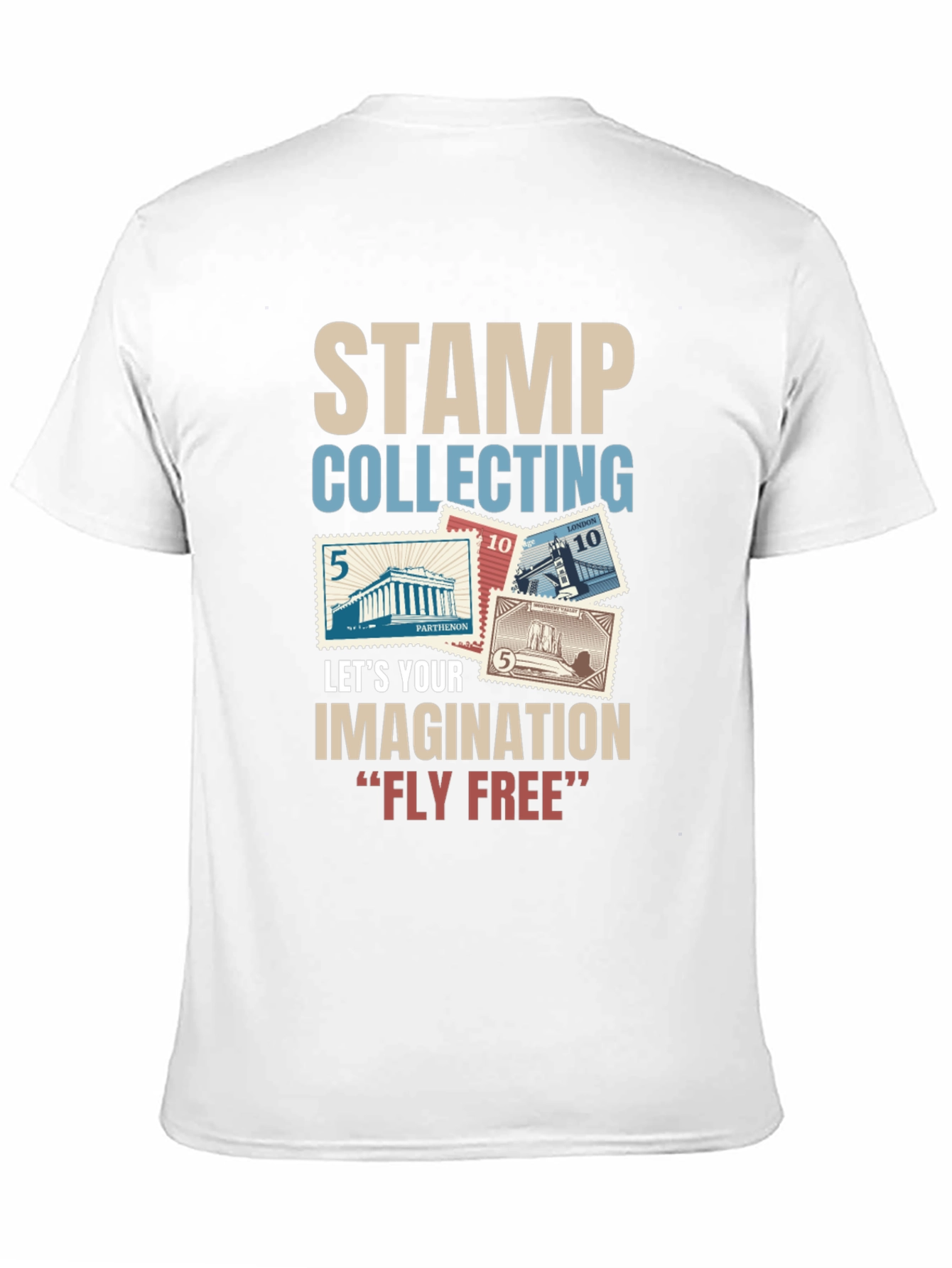 Stamp Collecting Imagination T-Shirt