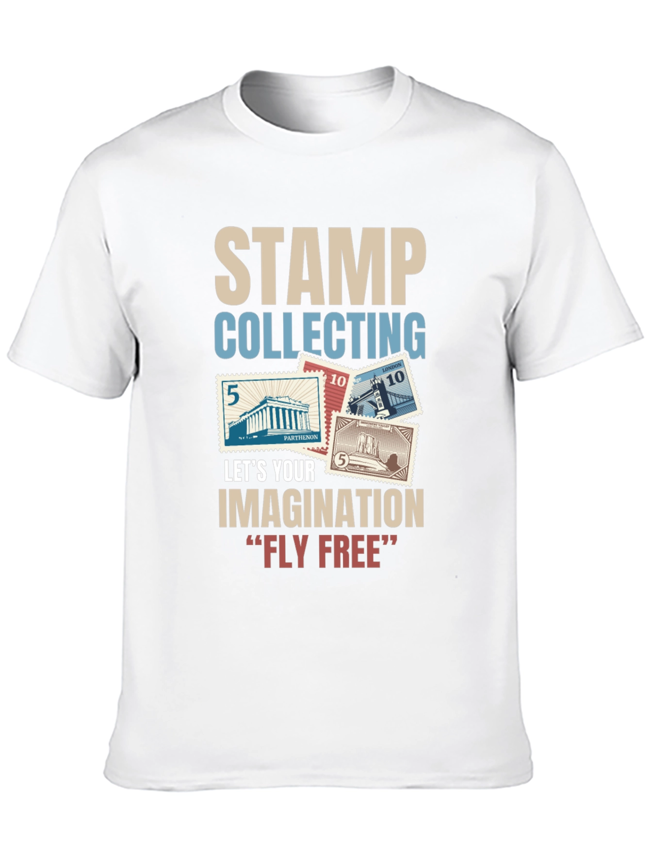 Stamp Collecting Imagination T-Shirt