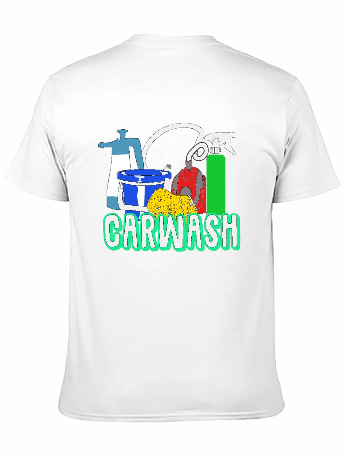 Car Wash T-Shirt - Cleaning Supplies Graphic Tee