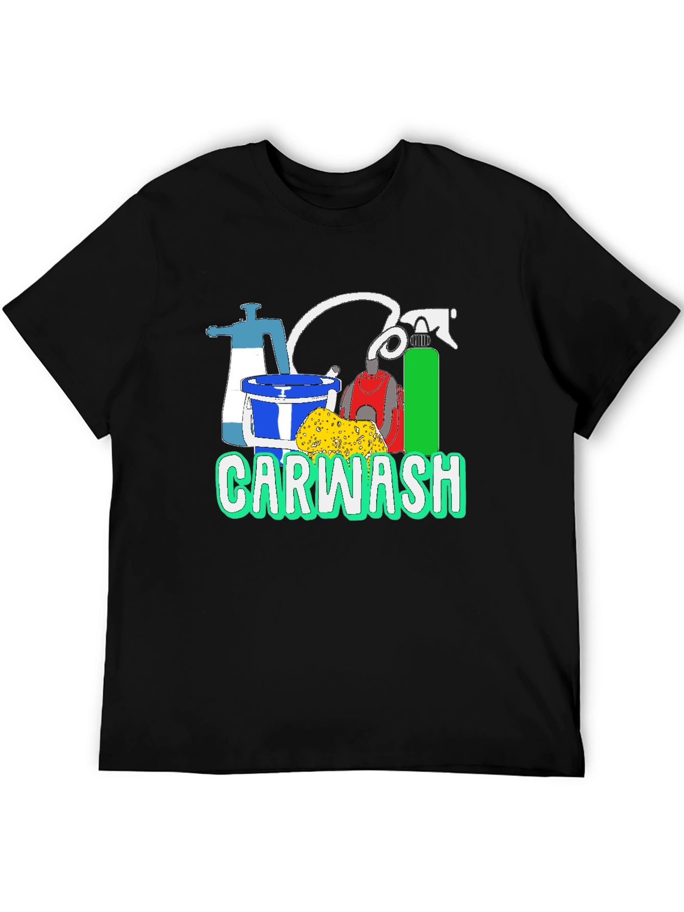 Car Wash T-Shirt - Cleaning Supplies Graphic Tee