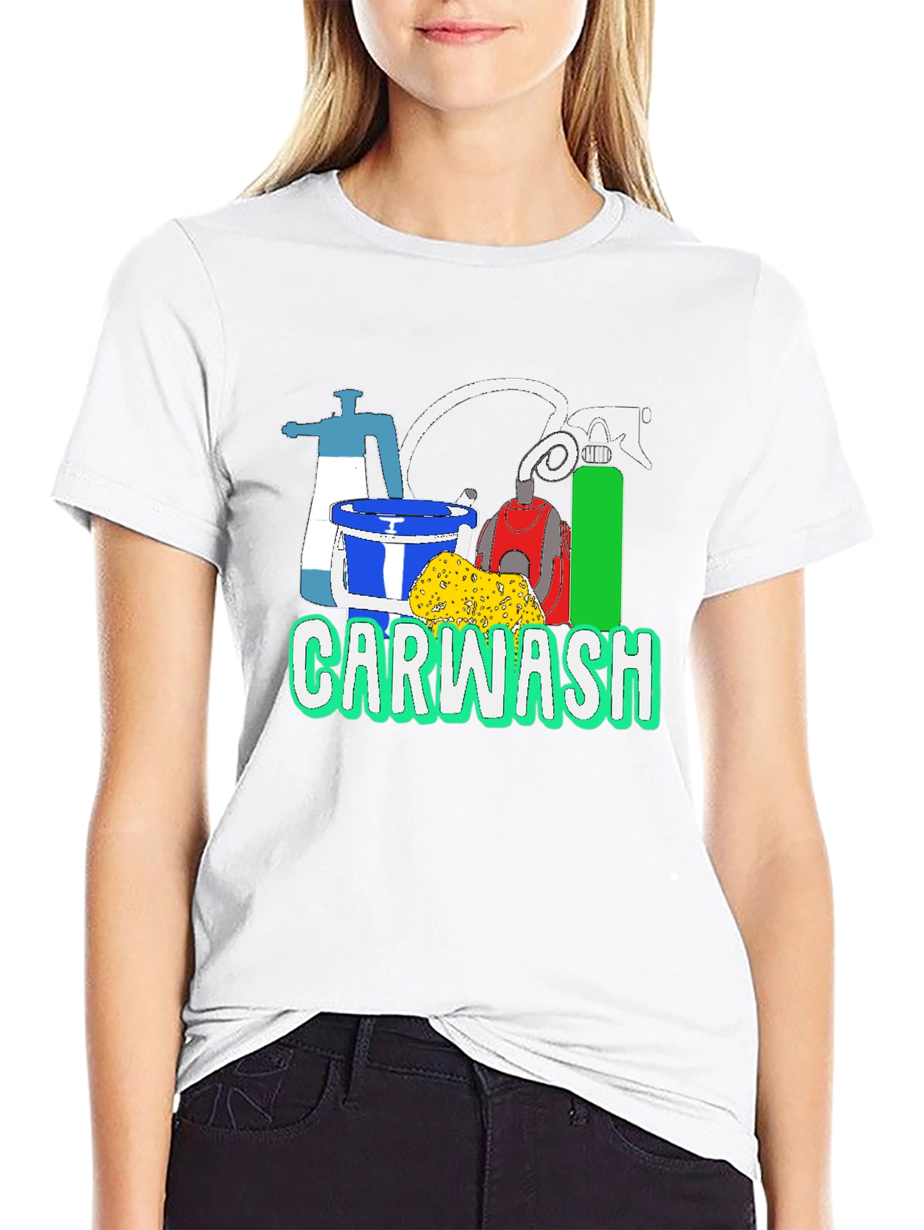 Car Wash T-Shirt - Cleaning Supplies Graphic Tee
