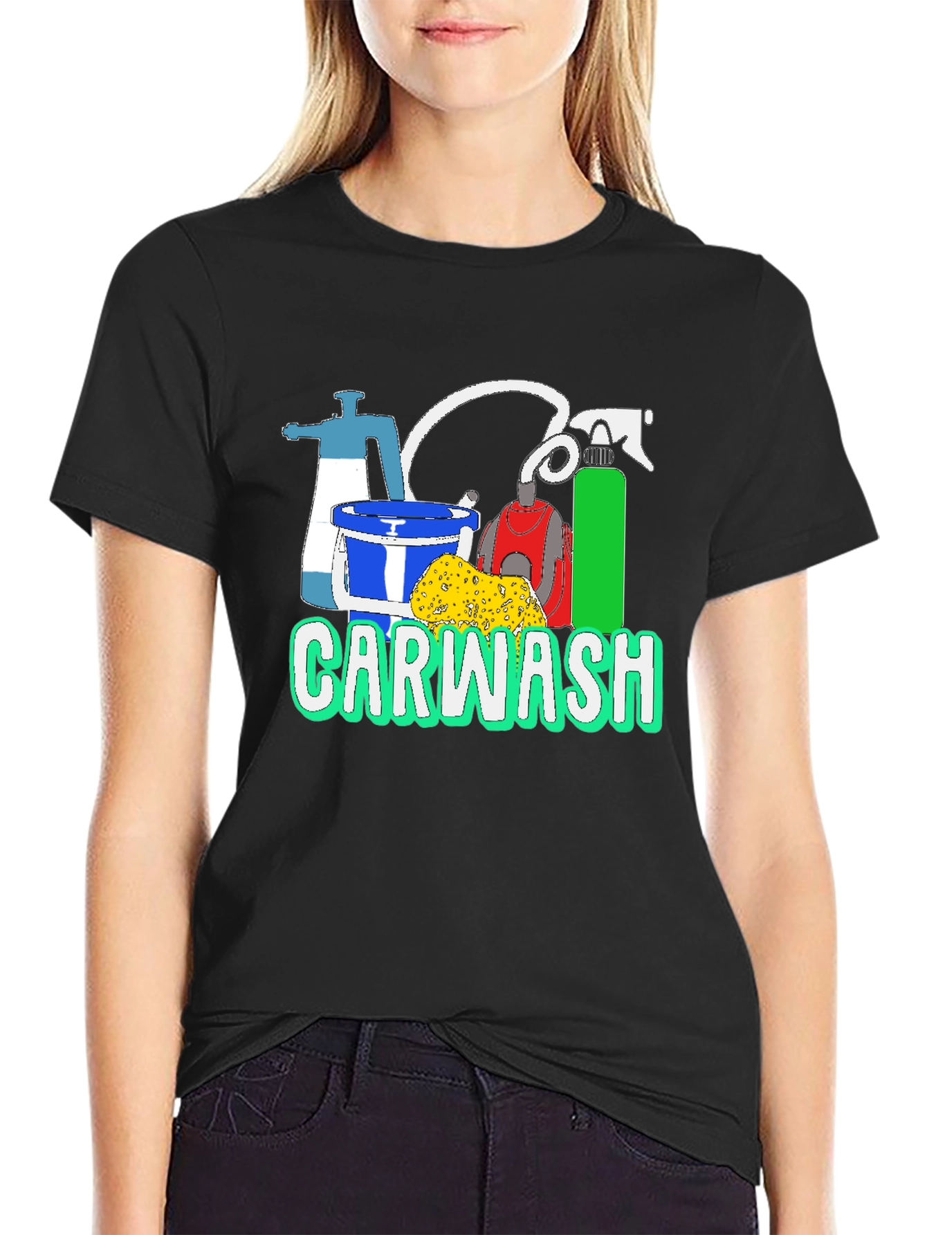 Car Wash T-Shirt - Cleaning Supplies Graphic Tee