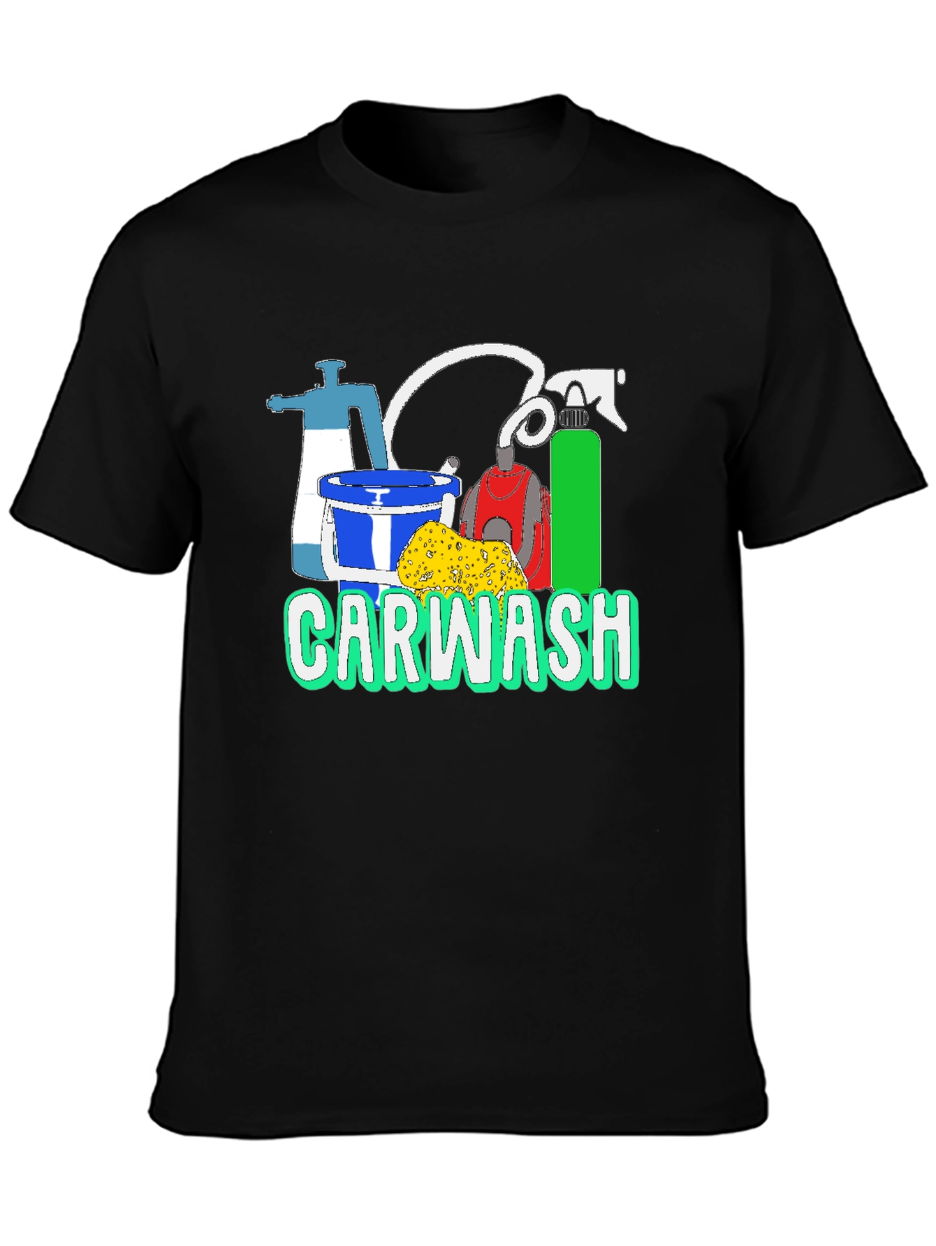 Car Wash T-Shirt - Cleaning Supplies Graphic Tee