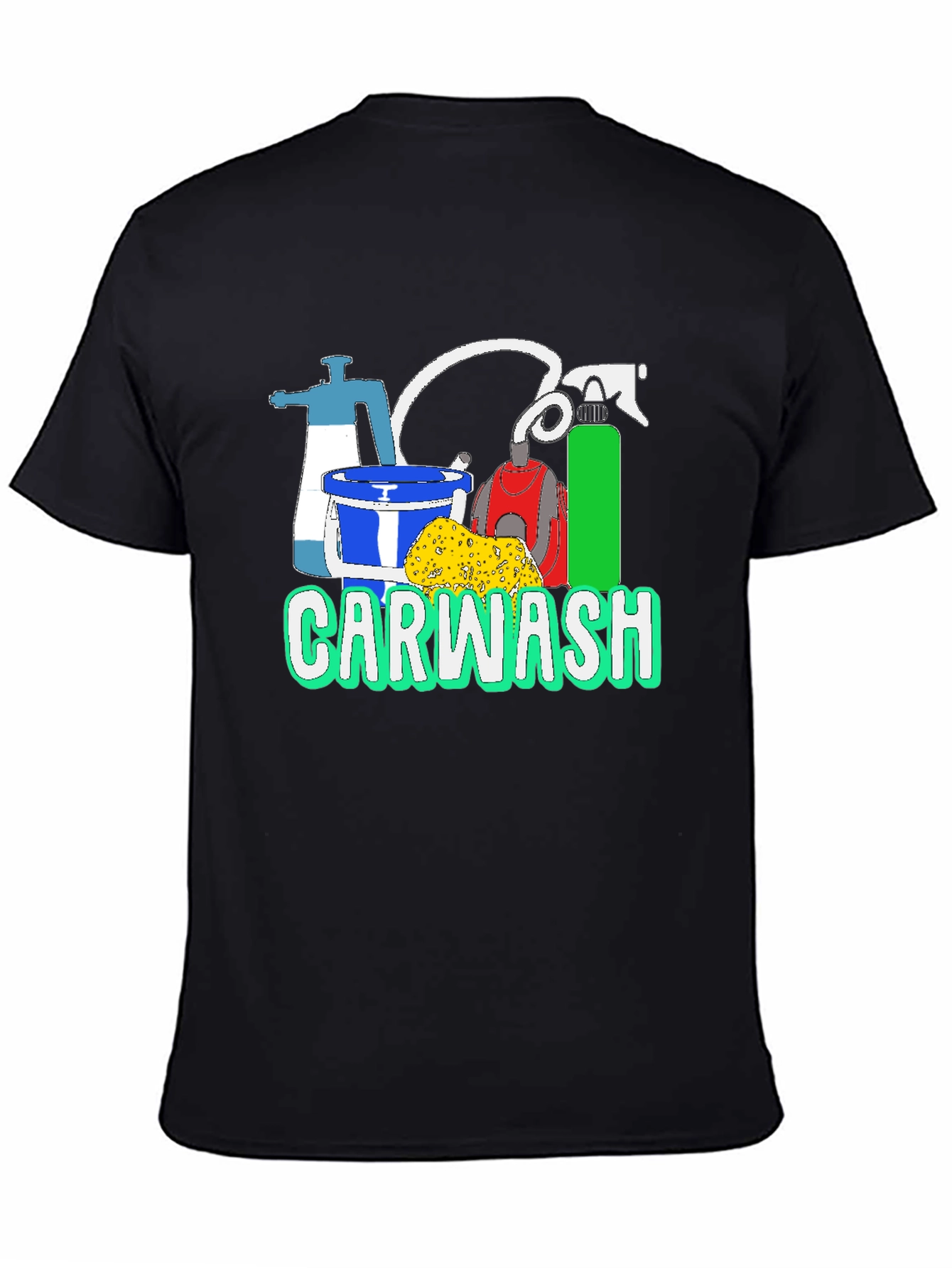 Car Wash T-Shirt - Cleaning Supplies Graphic Tee