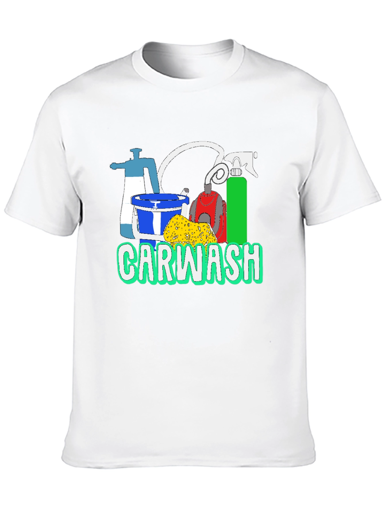 Car Wash T-Shirt - Cleaning Supplies Graphic Tee