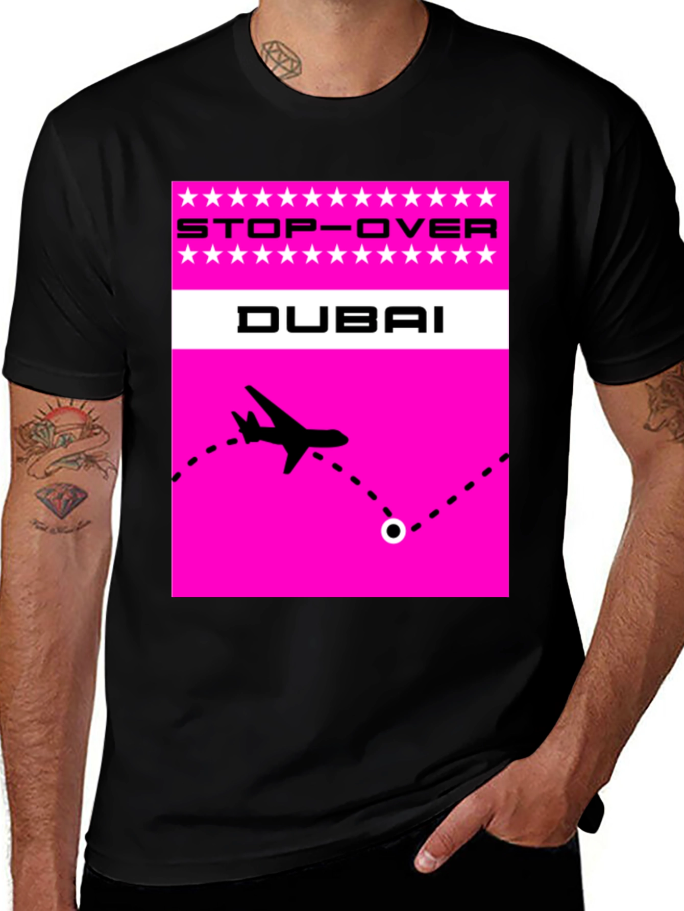 Dubai Stop-Over Graphic Tee - Travel T-Shirt