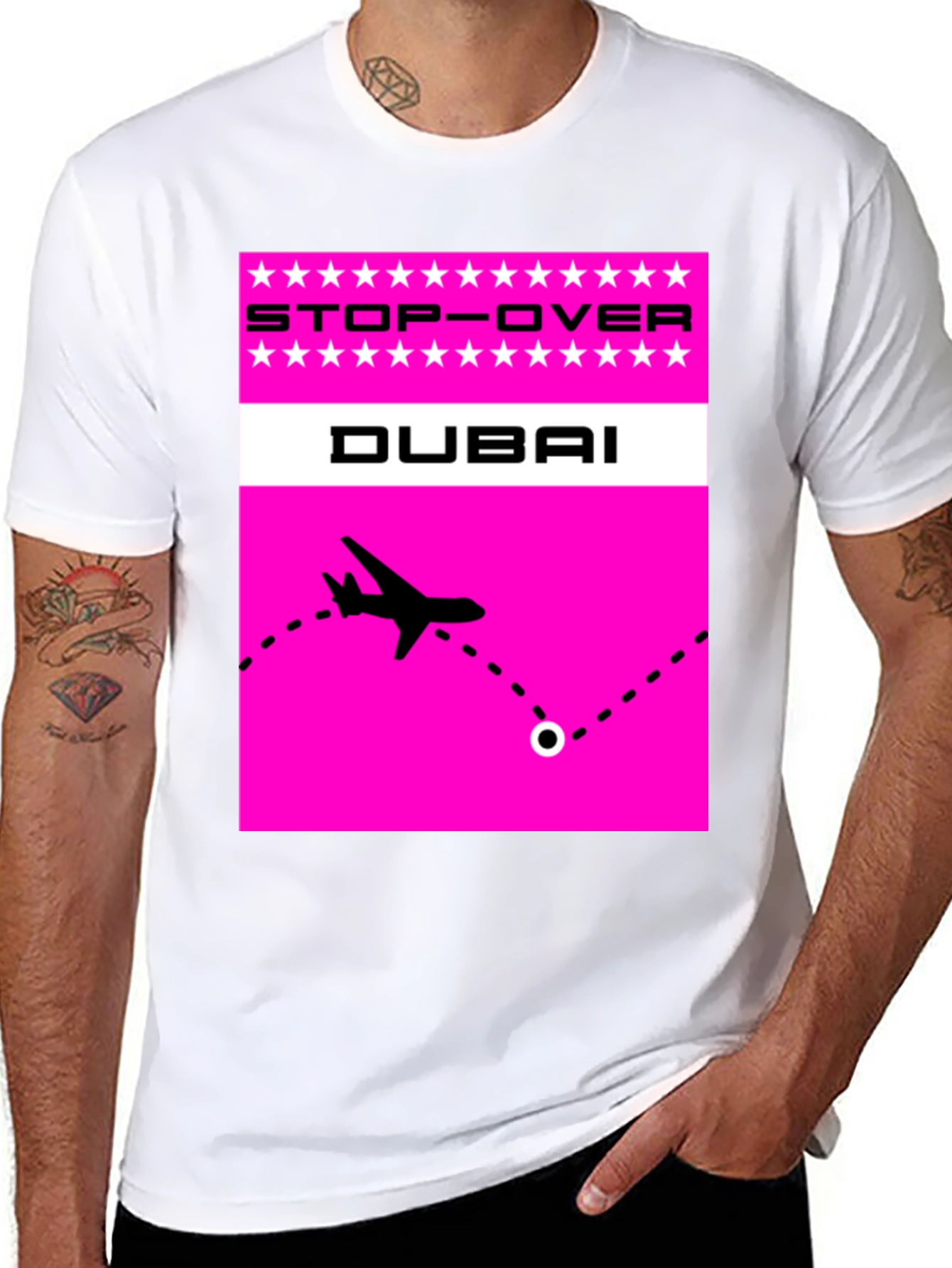 Dubai Stop-Over Graphic Tee - Travel T-Shirt