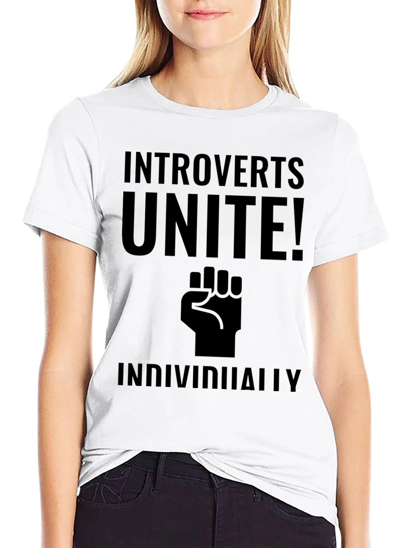 Introverts Unite! Funny Graphic T-Shirt